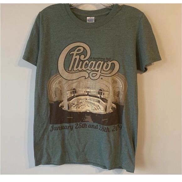 Gildan Other - Chicago band At symphony Hall January 2014 t-shirt Gildan SZ M - Cool